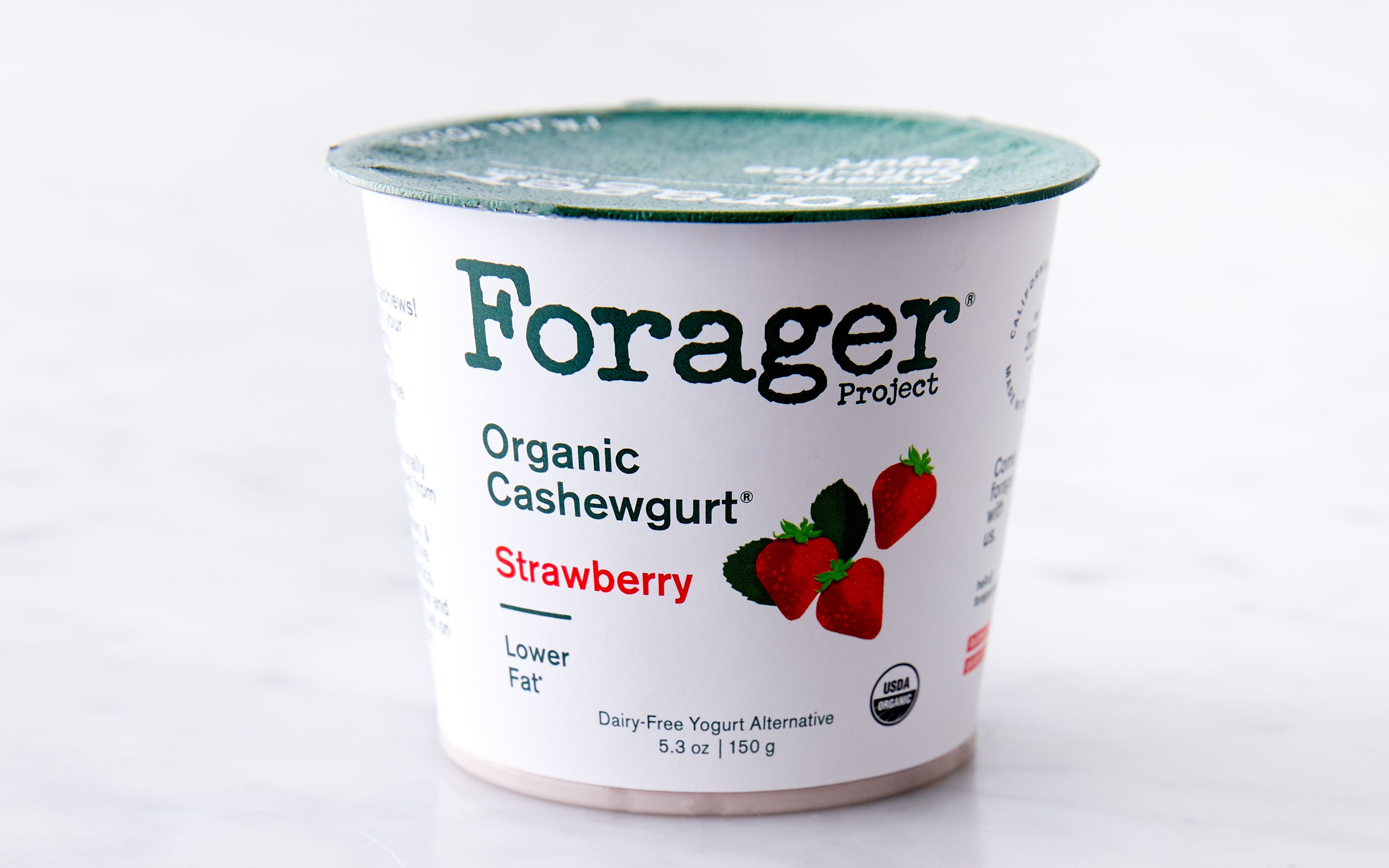 Organic Strawberry Cashew Yogurt Forager Project SF Bay Good Eggs
